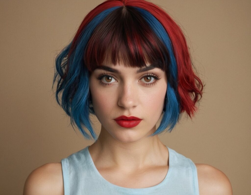 La hermana normal de Ramona Flowers, mi propia versión utilizando IA para generar una modelo.